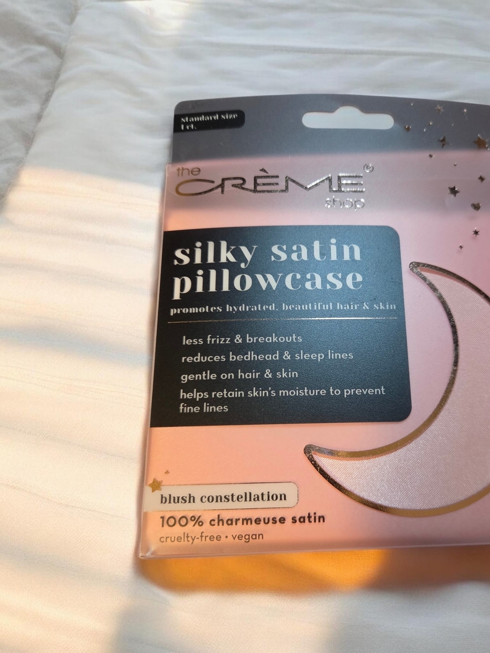 Silky Satin Pillowcase – Creme Shop Standard Size